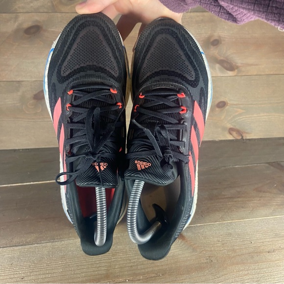 adidas supernova plus womens size 6 shoes black athletic running sneakers - Picture 6 of 8